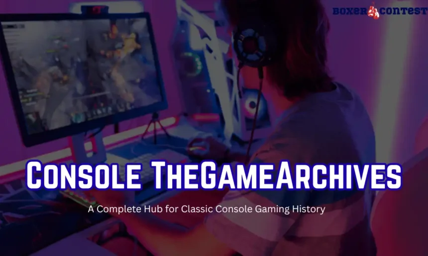 Console TheGameArchives