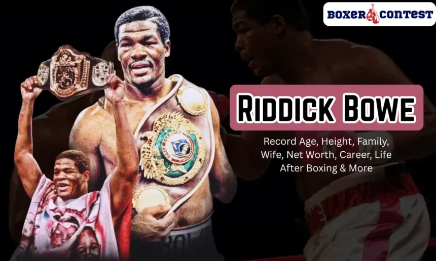 Riddick Bowe Record